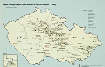 Map of Regions and Districts